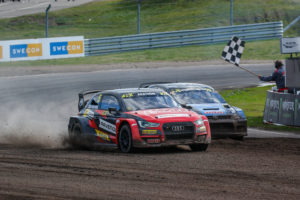 Kristoffersson y Ekström triunfan en el Rallycross de Suecia